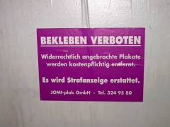 Alles verboten..